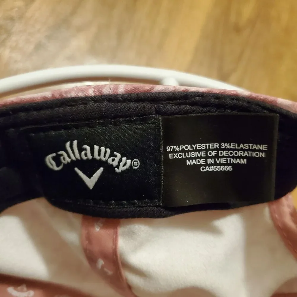 Callaway Golf Hat Cap Women Strapback Pink‎ Camouflage